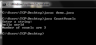 Java Program to Count Number of Vowels in a String Java Program to Count Number of Vowels in a String