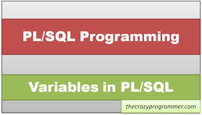 PL/SQL Variables PL/SQL Variables