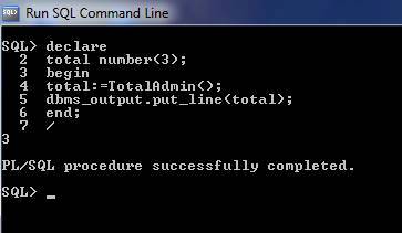 PL/SQL Functions PL/SQL Functions