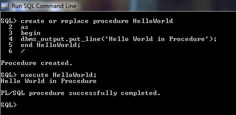 PLSQL Procedure