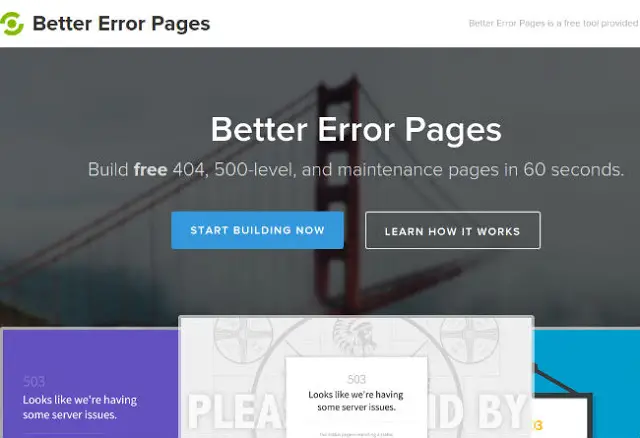 Better Error Pages