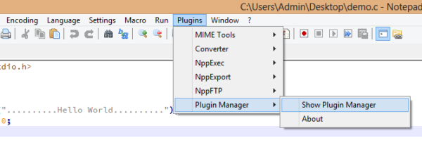 Configure Notepad++ to Run C, C++ and Java Programs