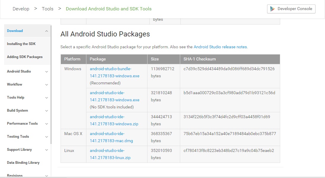 Installing Android Studio and Environment Setup