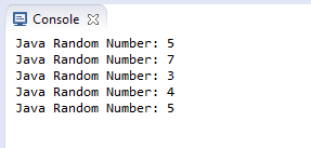 Generate Random Number in Java in a Range