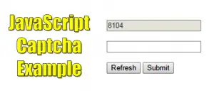 JavaScript Captcha Example