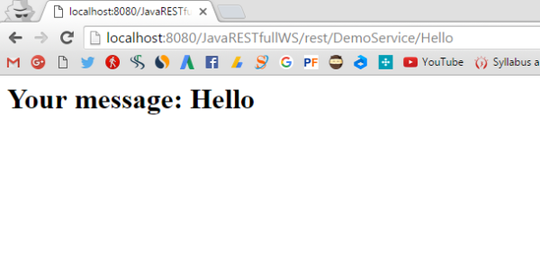 Create Simple Java RESTful Web Services Using Jersey