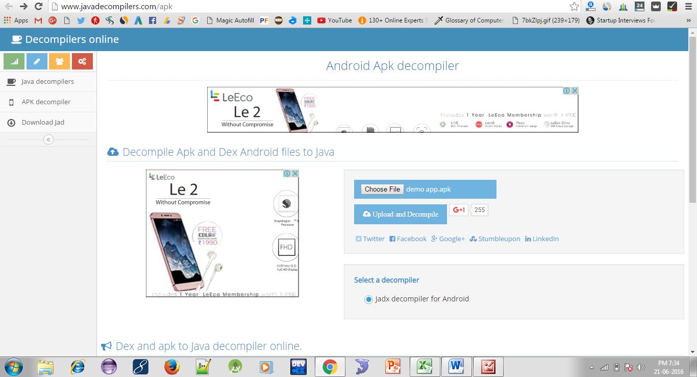 Decompile APK to Source Code in Single Click