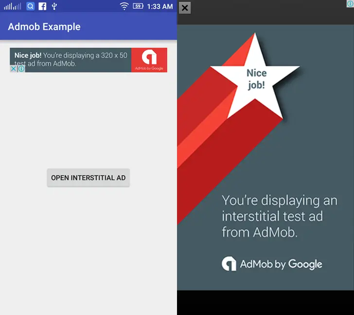 Android AdMob Tutorial 2