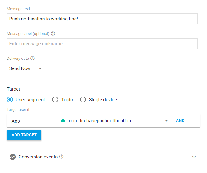 Android Push Notification Using Firebase Cloud Messaging (FCM)