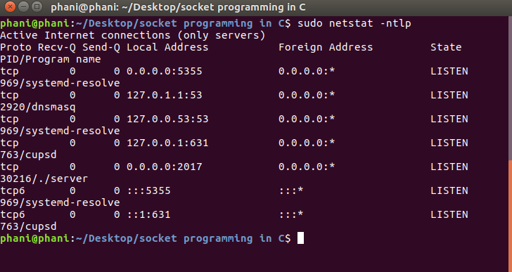 Socket Programming in C 2