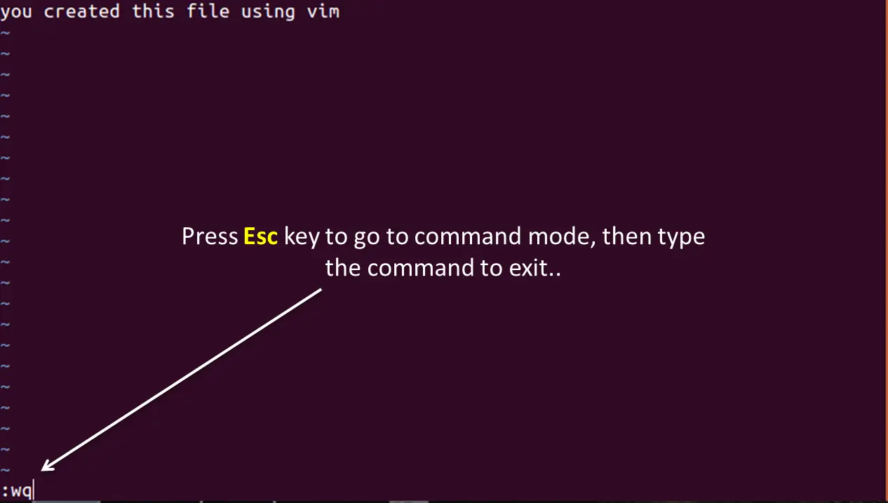 How to Exit Vim Editor