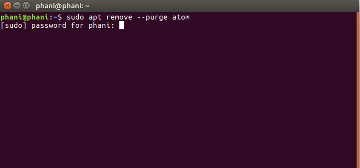 Install Atom Text Editor in Ubuntu Using PPA 6