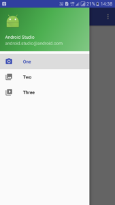 Android Navigation Drawer Menu