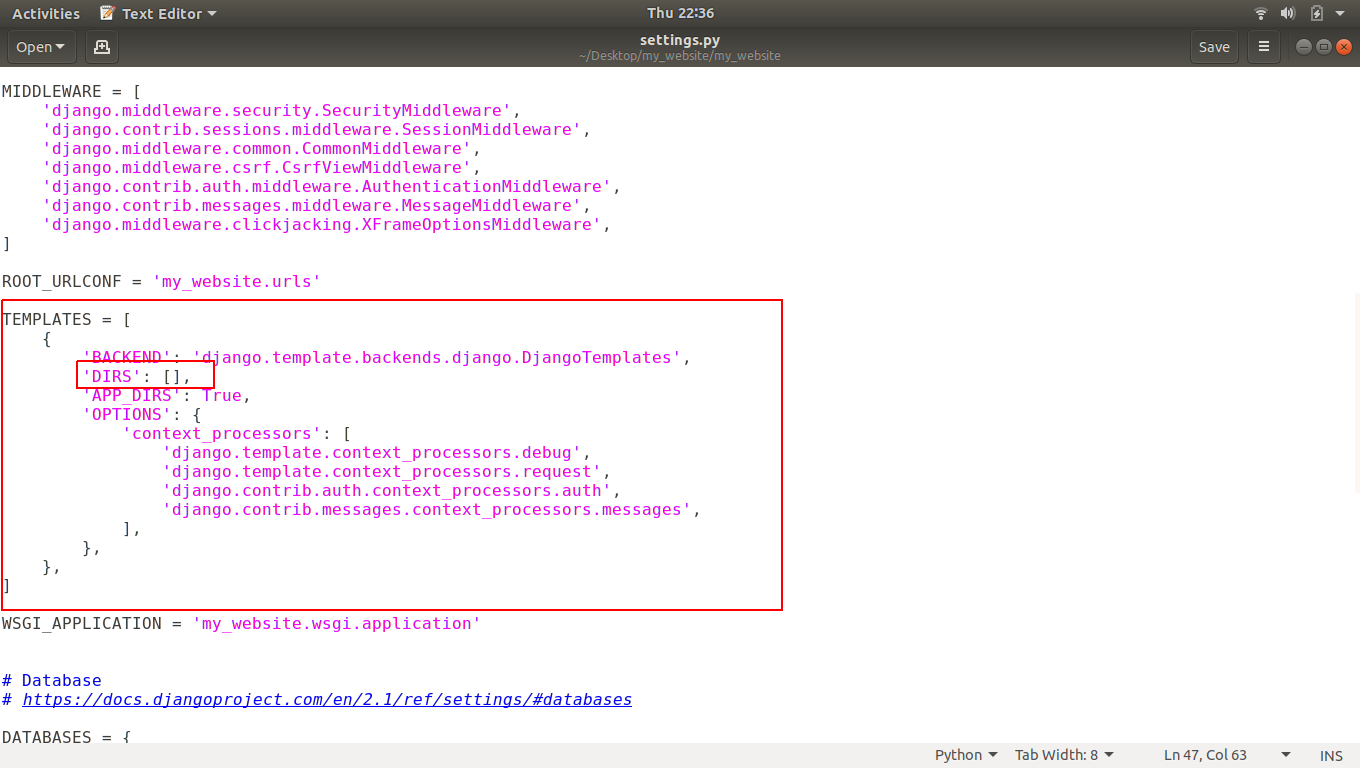 How to Add HTML Template in Django