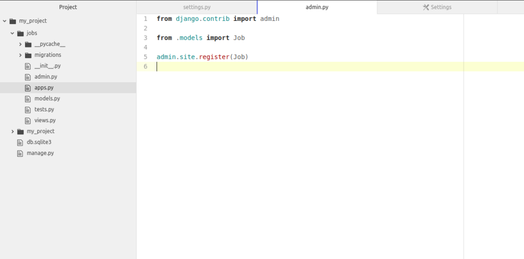 Django Admin Interface