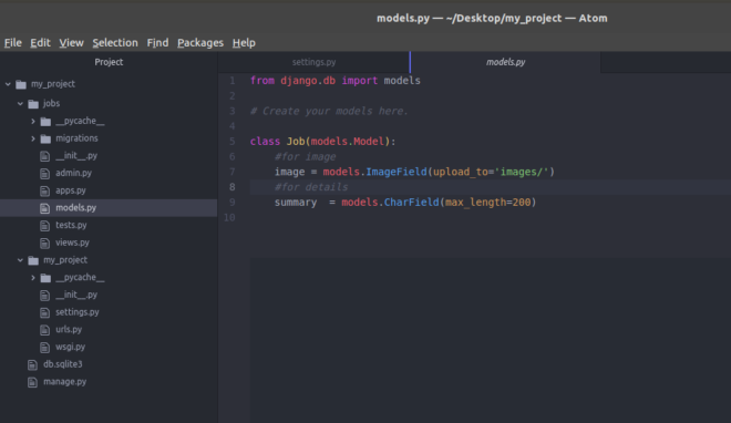 Django Admin Interface