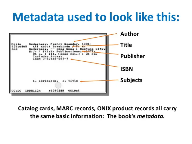 Metadata-in-DBMS