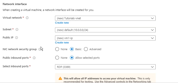 Azure Virtual Machine Tutorial 7