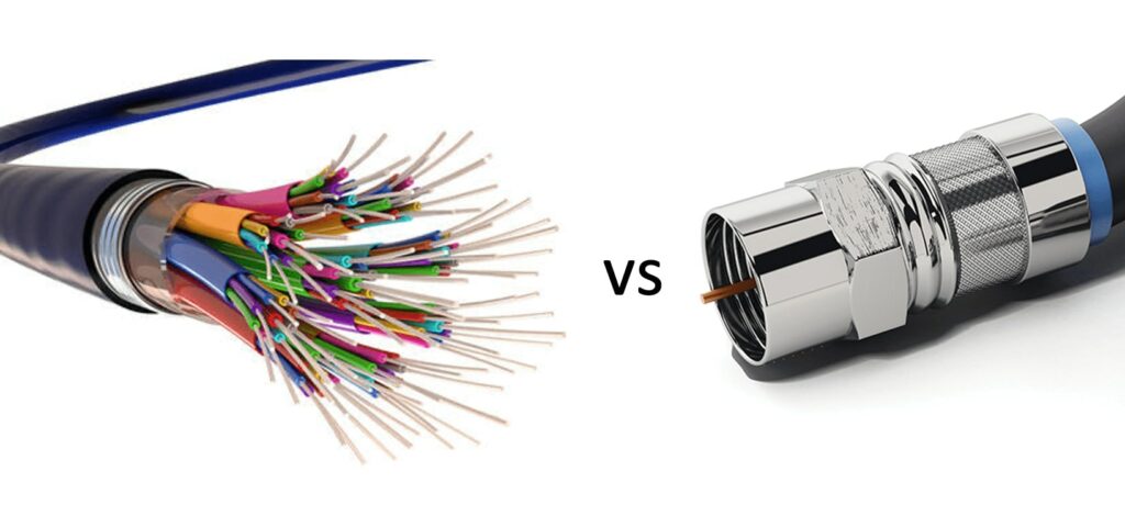 Fiber Optic vs Coaxial Cable
