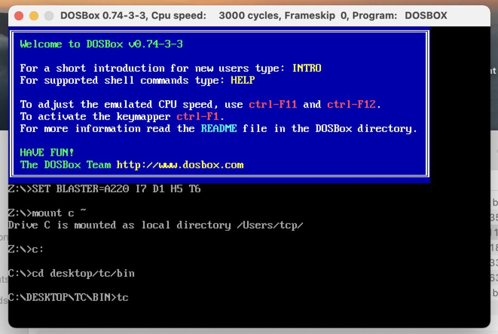 DosBox Mac