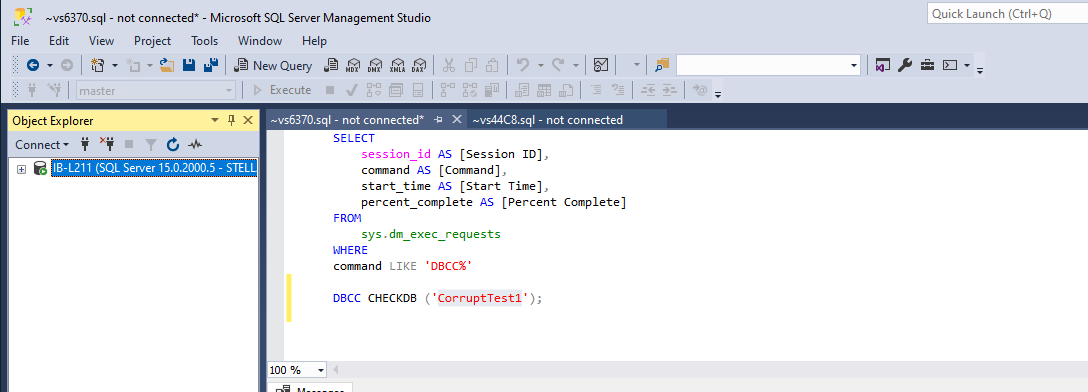 SQL Database Out of Emergency Mode 4