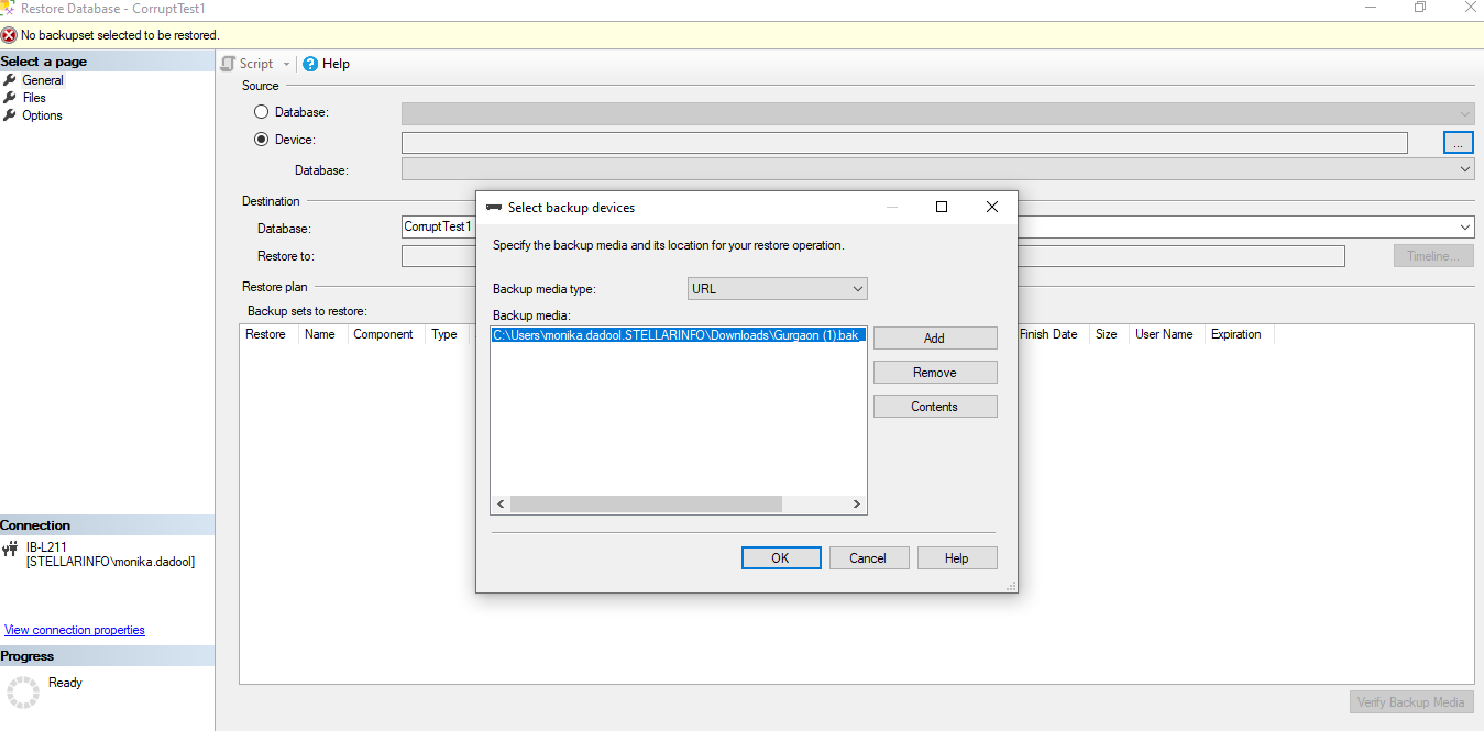 SQL Database Out of Emergency Mode 6