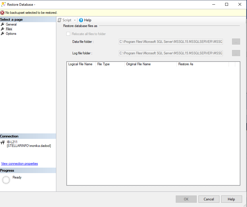 SQL Database Out of Emergency Mode 7